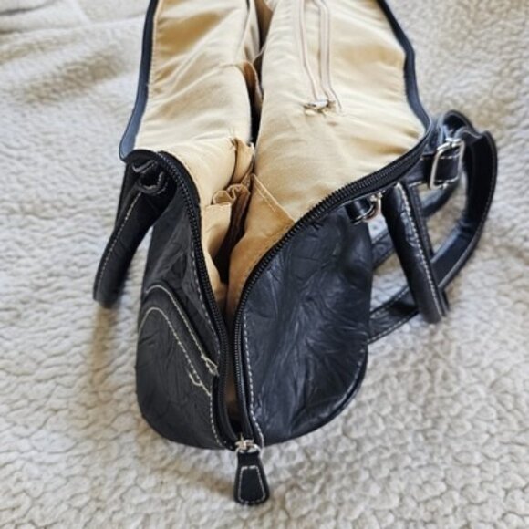 Stone & Company Crossbody Bag Women' Brown Shoulder Purse Boho Hobo Southwestern - Picture 11 of 11